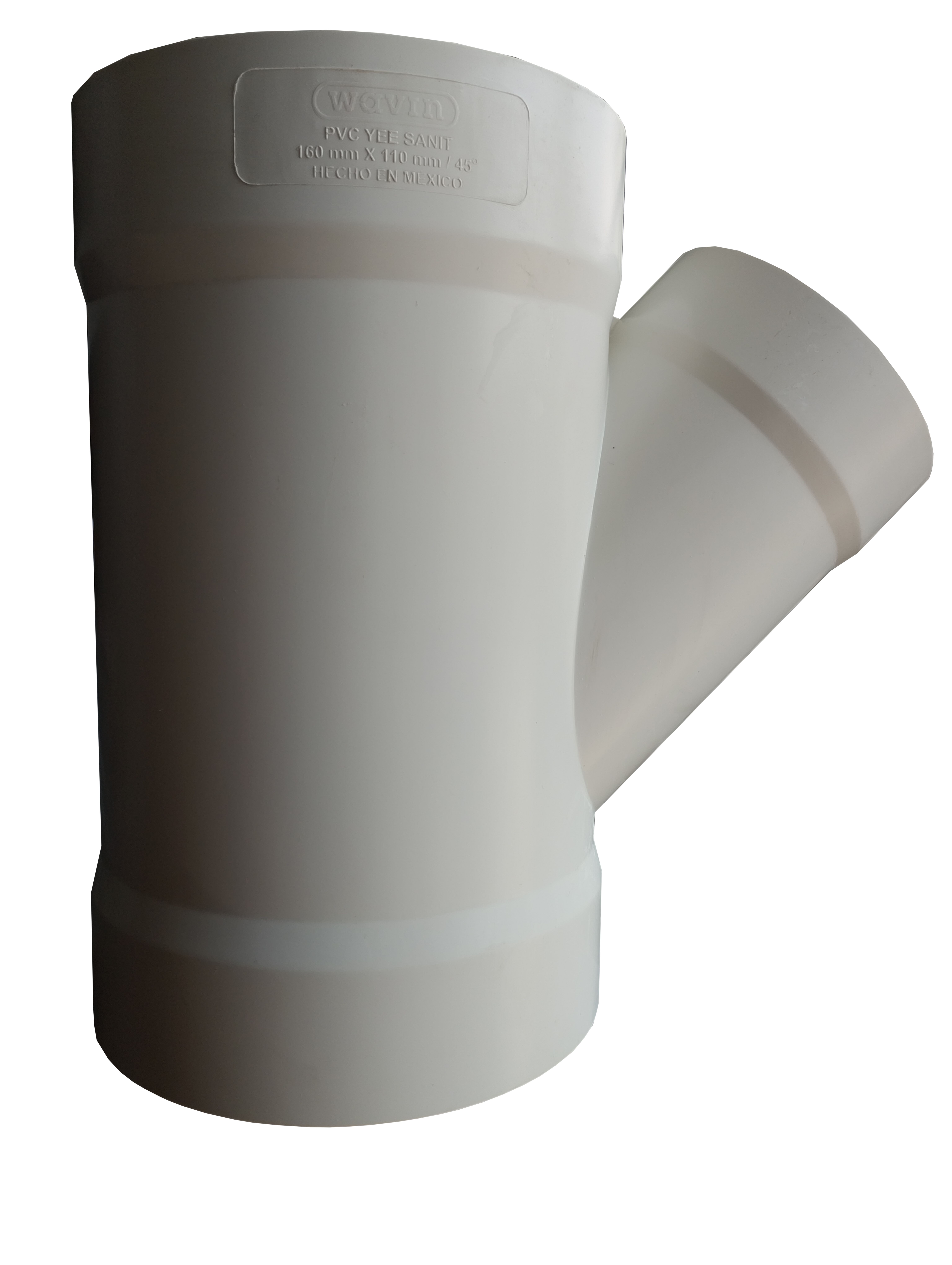 YEE REDUCIDA DE PVC SANITARIO DE 6" A 4" MARCA CRESCO